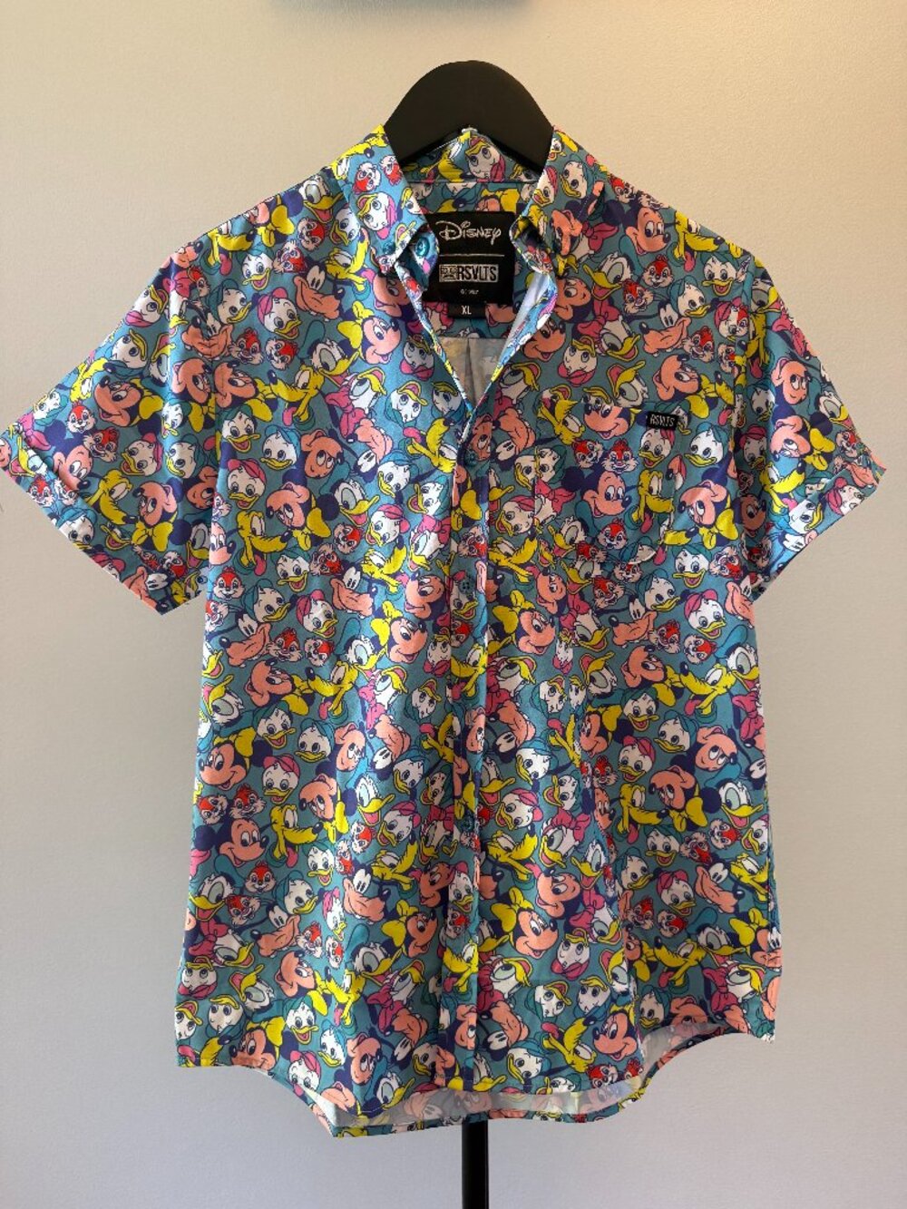 RSVLTS Disney Afternoon KUNUFLEX Button-Down Shirt Youth XL